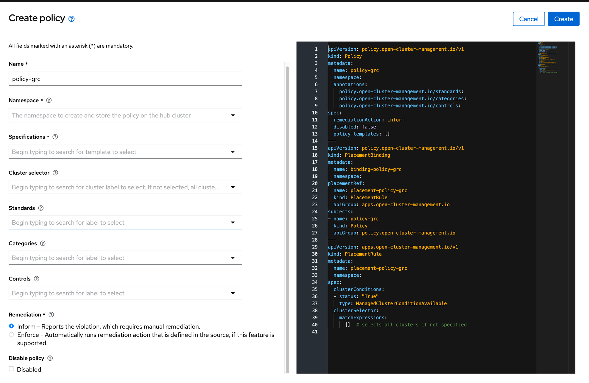 What's new in Red Hat Advanced Cluster Management for Kubernetes v2.3